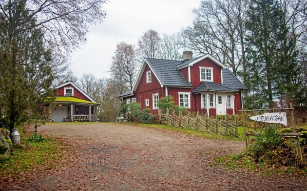  Anns hus som ligger granne med hennes föräldrahem i byn Gamlarp, i Glimåkra.
