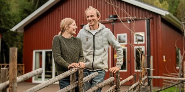 Fridtjof och Ann-Katrin driver succéföretag hemma i garaget