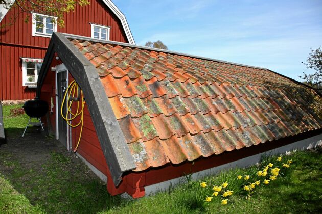  Jordkällaren på Rånö Gård kan vara över 300 år. Den är byggd med murade tegelvalv och en överbyggnad av trä.