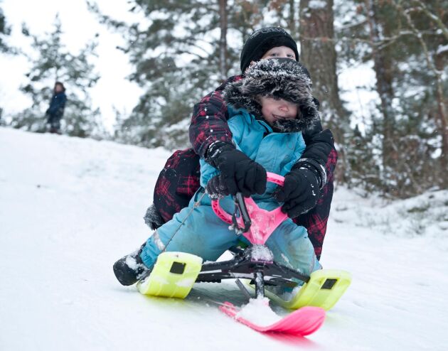  Snowracer, bob, rattkälke – eller kanske stiga? Åkdonet delar Sverige. Foto: Mostphotos.