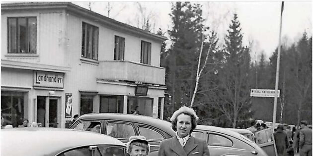 Vi tog vår Morris Minor till Norge på 50-talet