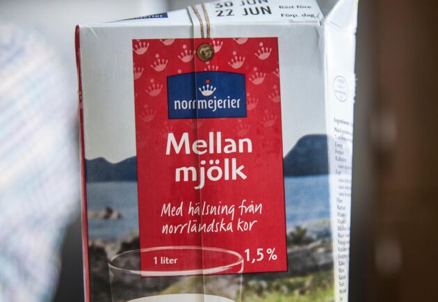  För en liter konventionell mjölk får nu Norrmejeriers bönder 374 öre.