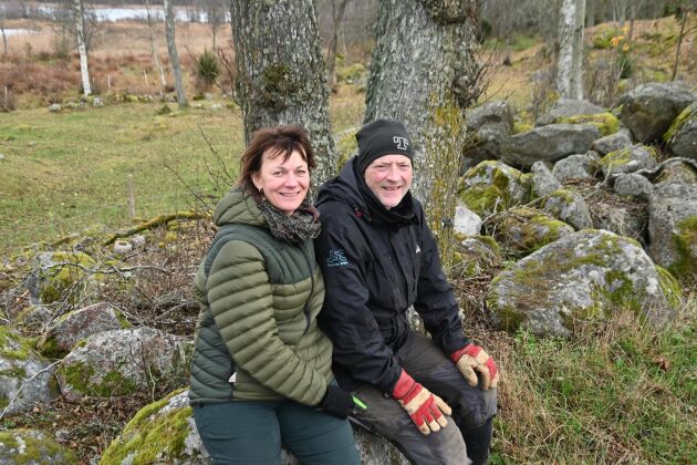  Cathrine och Kent Jansson är en av 19 familjeskogsägare och boken Skogen - Den gröna tråden.