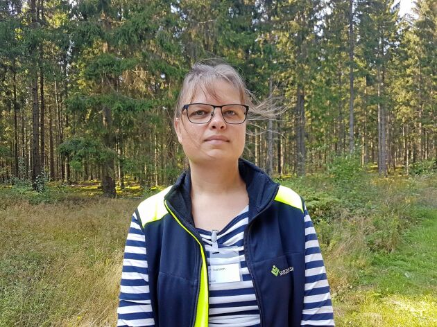  Monica Pettersson, skogskonsulent vid Skogsstyrelsen.