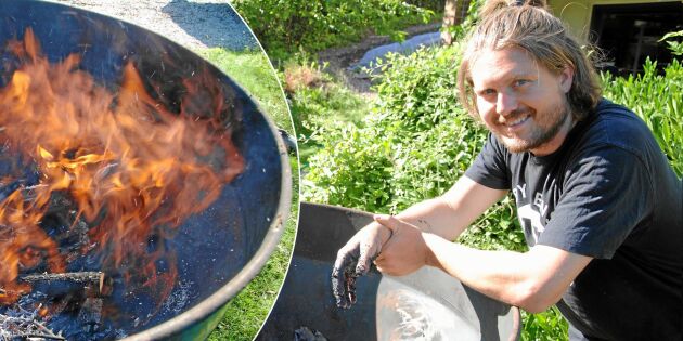 Så bränner du egen biokol – och ger din trädgårdsjord en hälsokick!