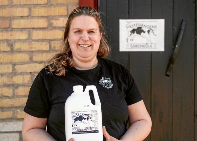 Therese vill utveckla den lokala mjölken – genom sitt containermejeri