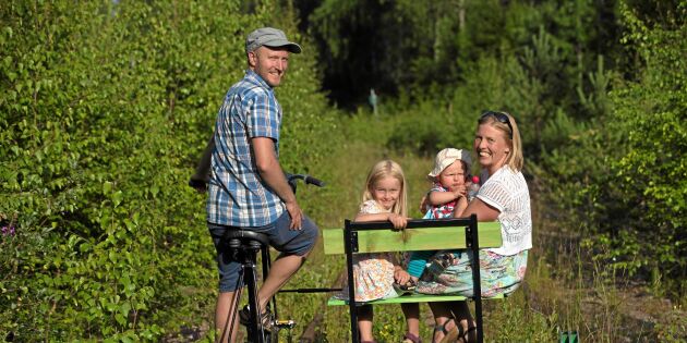 Ta en tur på Sveriges längsta dressinjärnväg