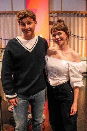  Charlie Gustafsson (Calle Svensson) och Hedda Stiernstedt (Nina Löwander) är förväntansfulla inför premiären av tredje säsongen.