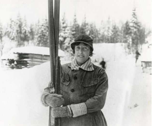  Margit Nordin skapade historia när hon som den första kvinnan deltog i Vasaloppet 1923.