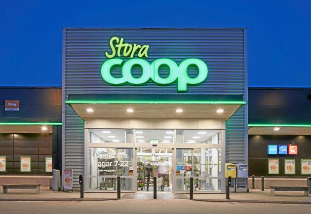  Coop Sveriges försäljning i butikerna minskade i fjol jämfört med 2016.