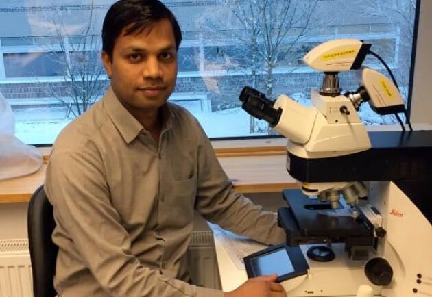  Mudassir Iqbal, doktorand på institutionen för skoglig mykologi och växtpatologi på SLU, som gjort studien som en del av sin doktorsavhandling.
