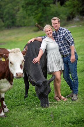  Både Ida och Jonas vill satsa på fler kor och ett eget gårdsmejeri.