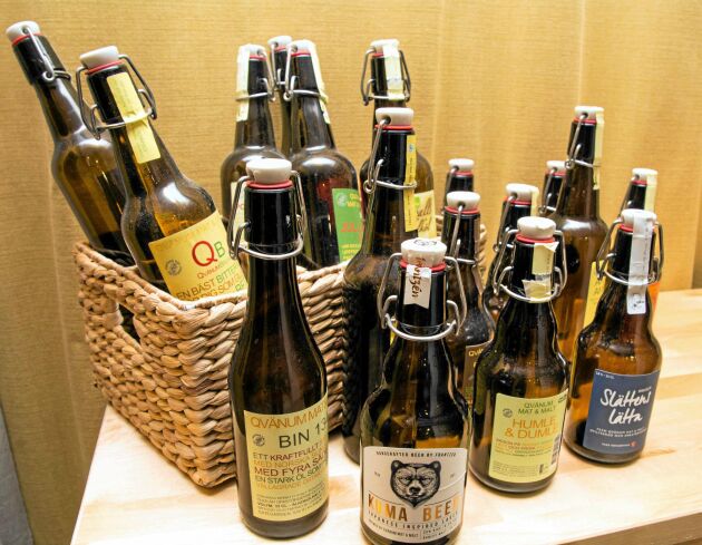  Det finns god efterfrågan runt om i världen på öl från svenska småbryggerier. Ungefär en fjärdedel av småbryggerierna säljer på export.