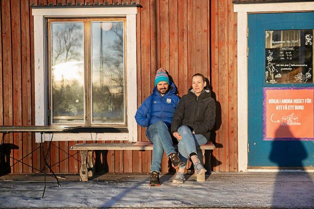  Dan Allen och Kerstin Hörnfeldt driver Root på Sundlingska gården, som har blivit ett nav i Tavelsjö. 