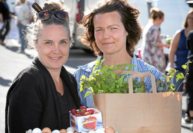  Rekoduon. Victoria Svensson och Annika Gustafsson ser som sin största uppgift att hjälpa lokala matproducenter och bygdens invånare att hitta fram till varandra. 