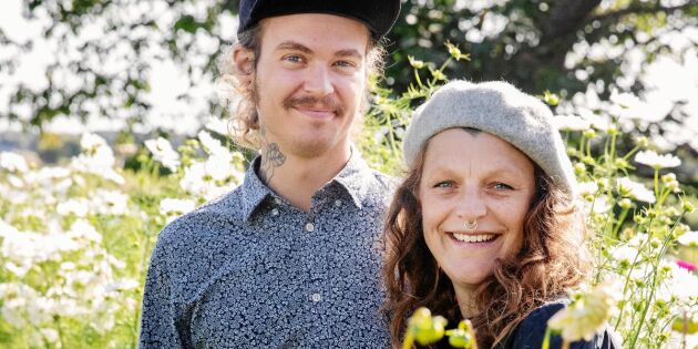 Emelye och Danne: "Vi får minst tre skördar per säsong på vår villatomt"