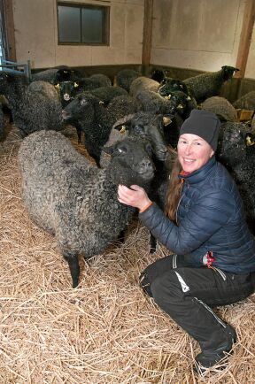  Hanna valde att utöka gårdens verksamhet med lammuppfödning.