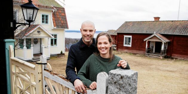 Anna & Torbjörn hittade hem på sekelskiftesgården i Dalarna: ”Drömde om den utsikten”
